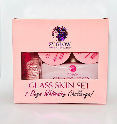 SY Glow Glass Skin Set 7 Days Whitening Challenge