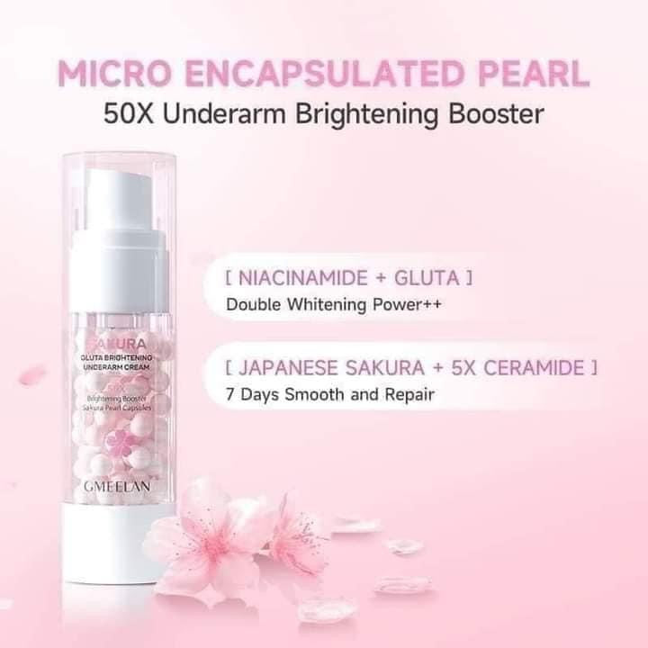 Gmeelan Sakura Gluta Brightening Underarm Cream