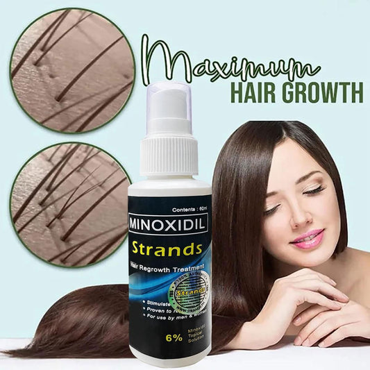 Minoxidil Strands 6%  Hairgrower For Men and Women 60ml