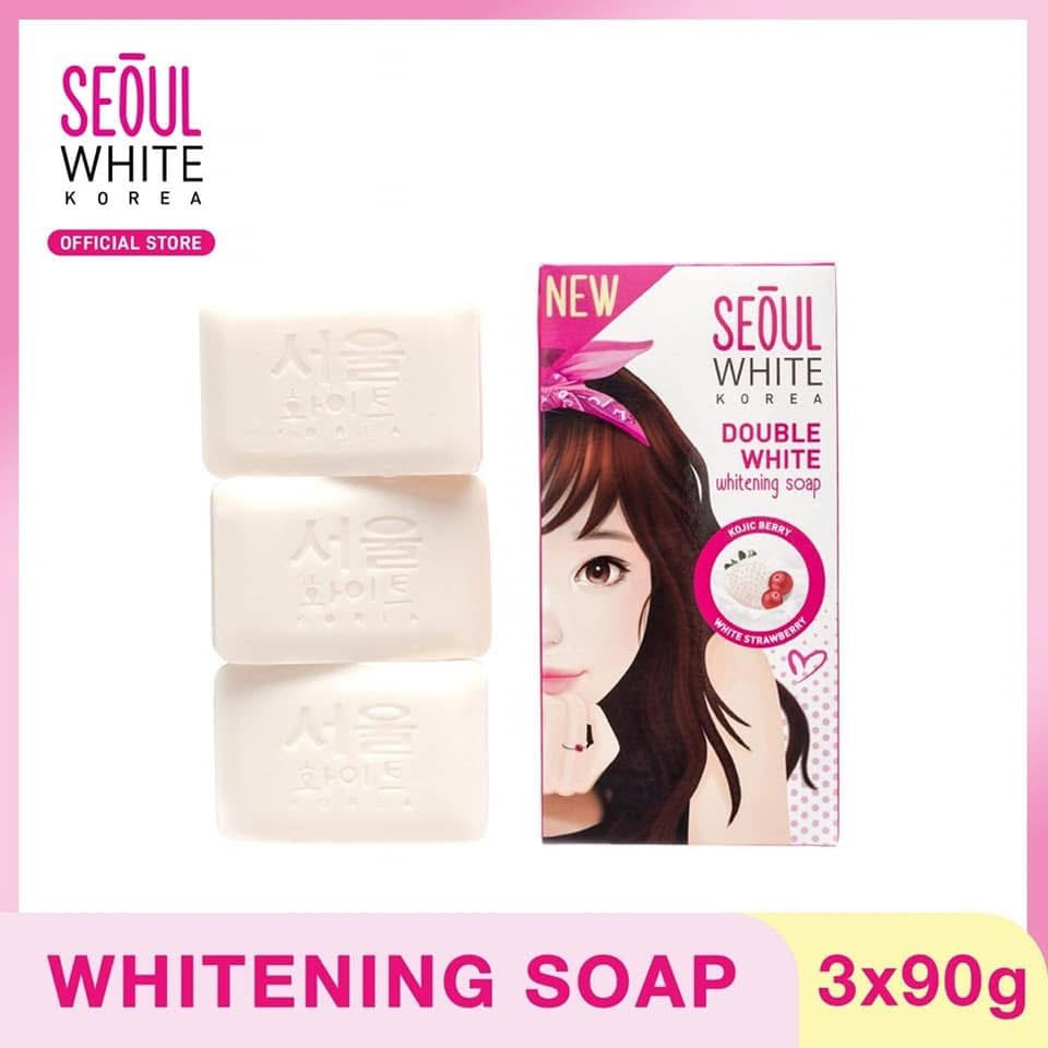 Seoul Korea Double White Whitening Soap 3 X 90g