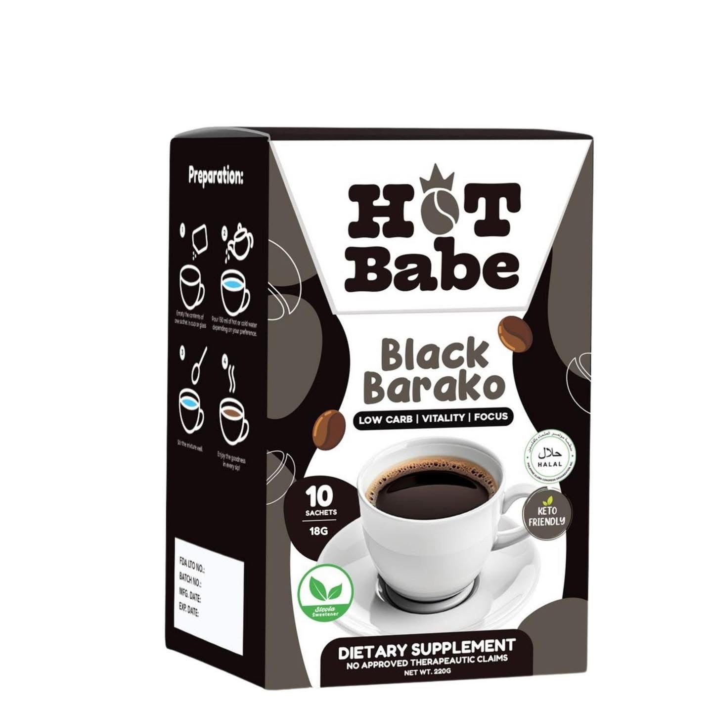 Hot Babe Black Barako Coffee by Kiray