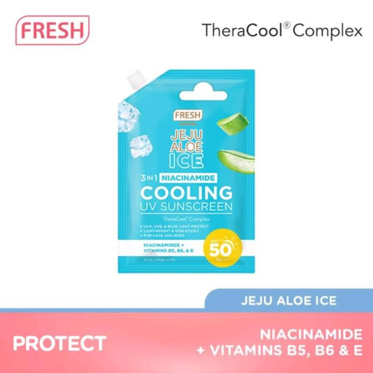 Jeju Aloe Ice 3in1 Niacinamide Cooling UV Sunscreen 10mL by Fresh SkinLab