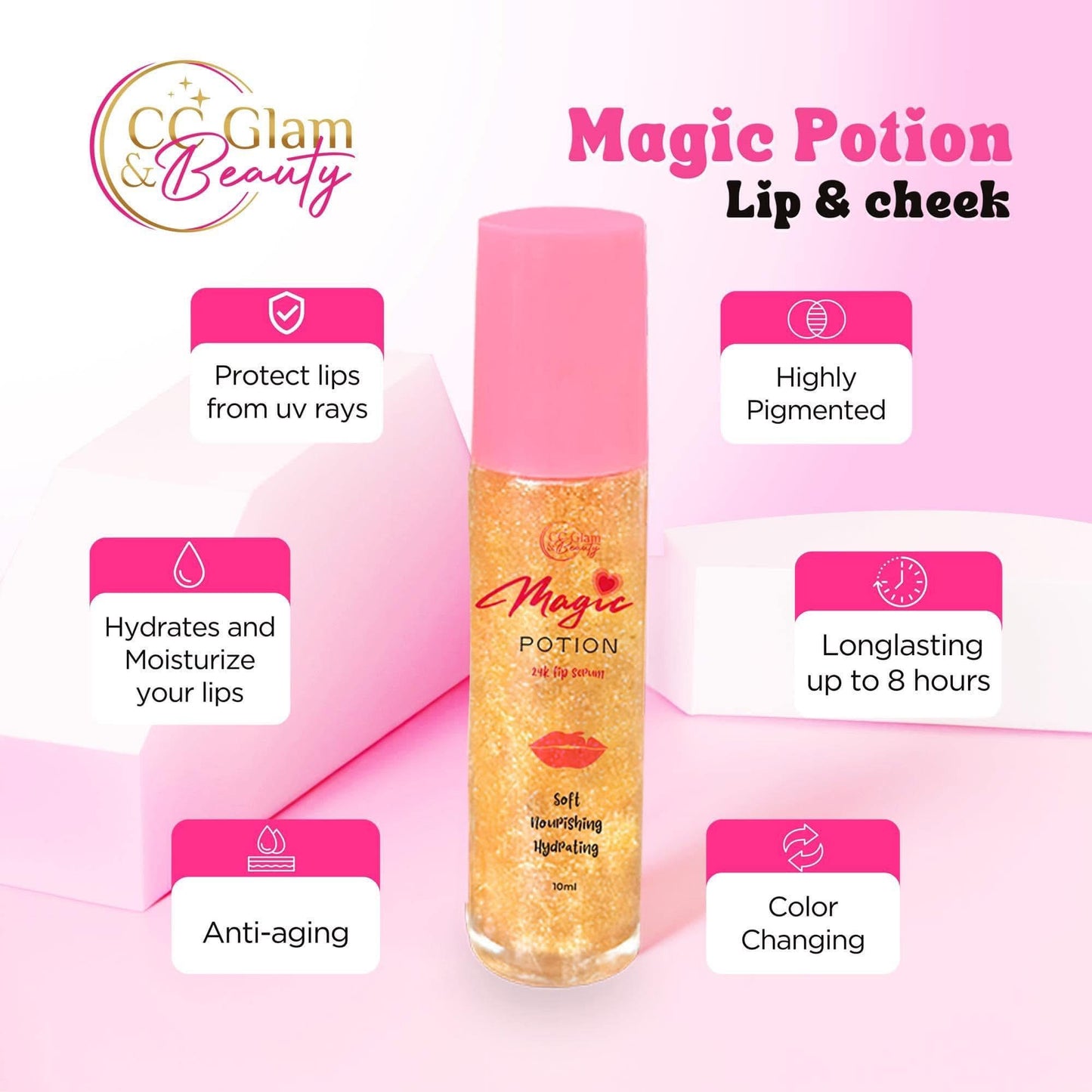 Magic Potion Lip and Cheek Serum 30ml by CC Glam