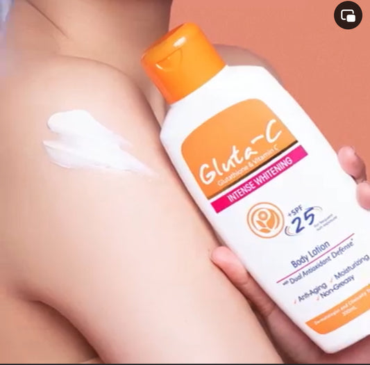 Gluta-C Intense Whitening Dual Antioxidant Lotion with SPF25   ( 300 ml bottle)