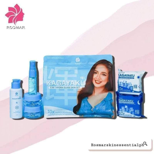 Rosmar Kagayaku 6 in 1 Hydra Glass Skin Facial Set