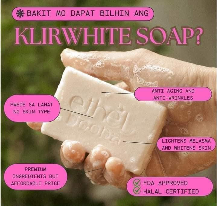 Klirwhite Face and Body Whitening Soap 70g