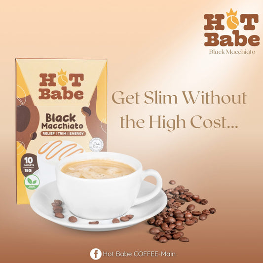 Hot Babe Black Macchiato Coffee by Kiray