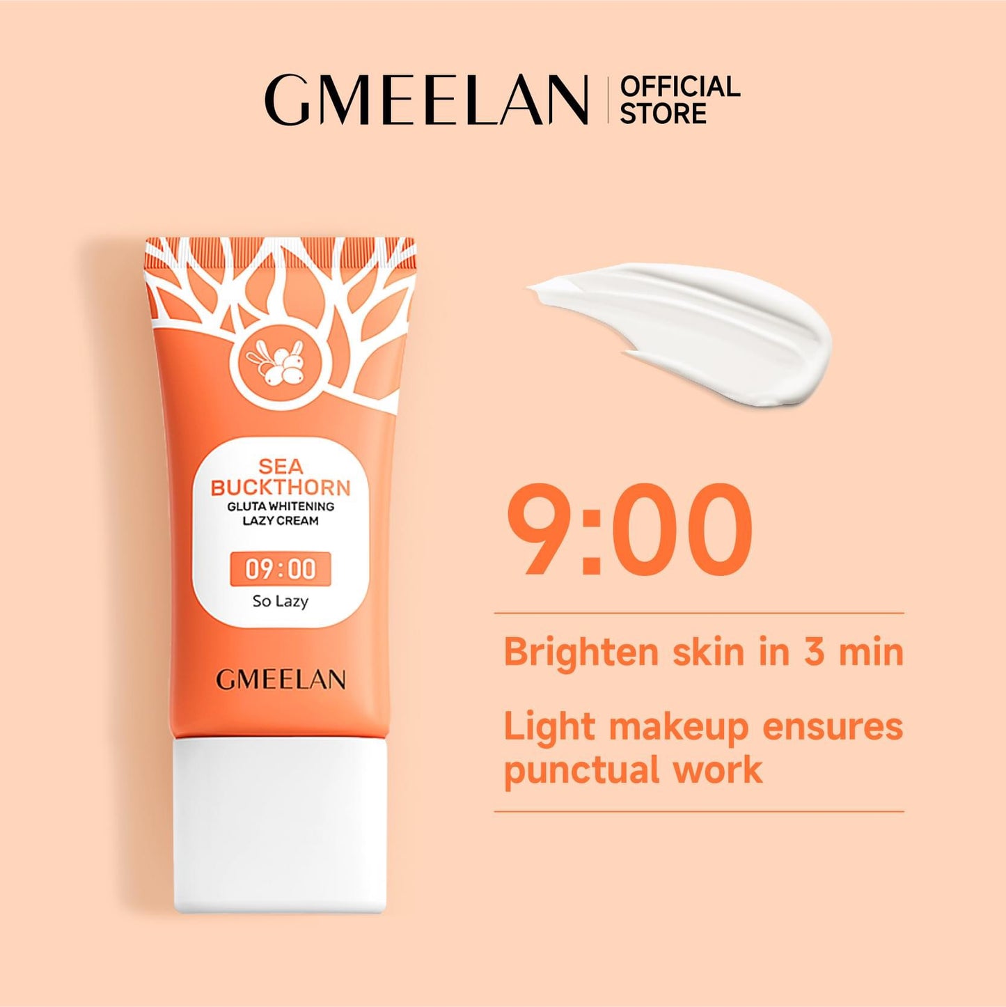 Gmeelan Sea Buckthorn Gluta Whitening Lazy Cream 30g