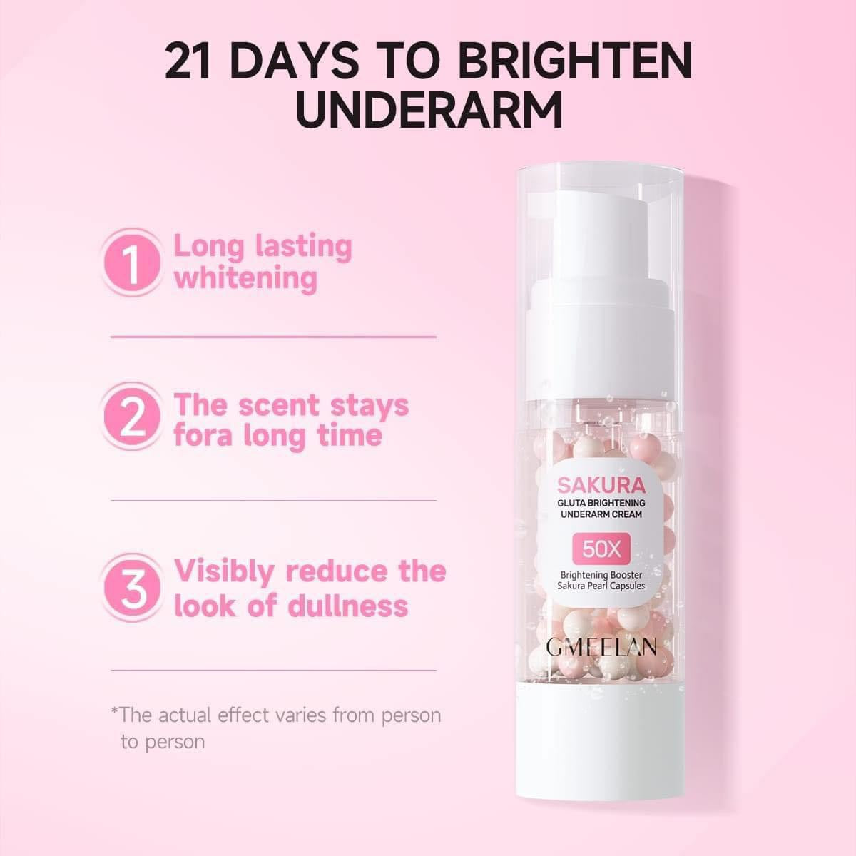 Gmeelan Sakura Gluta Brightening Underarm Cream