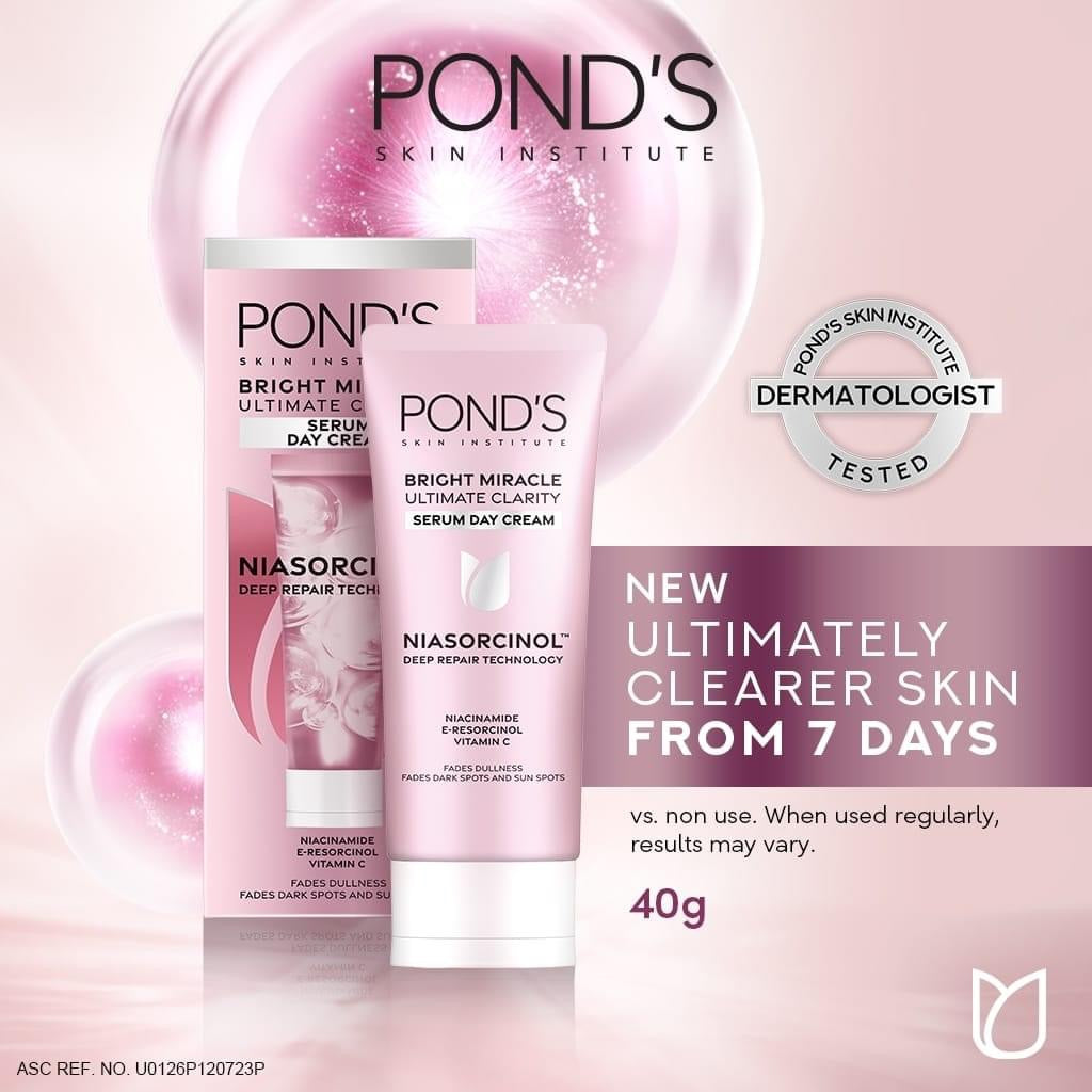 Pond’s Bright Miracle Ultimate Clarity Serum NORMAL Day Cream 40g