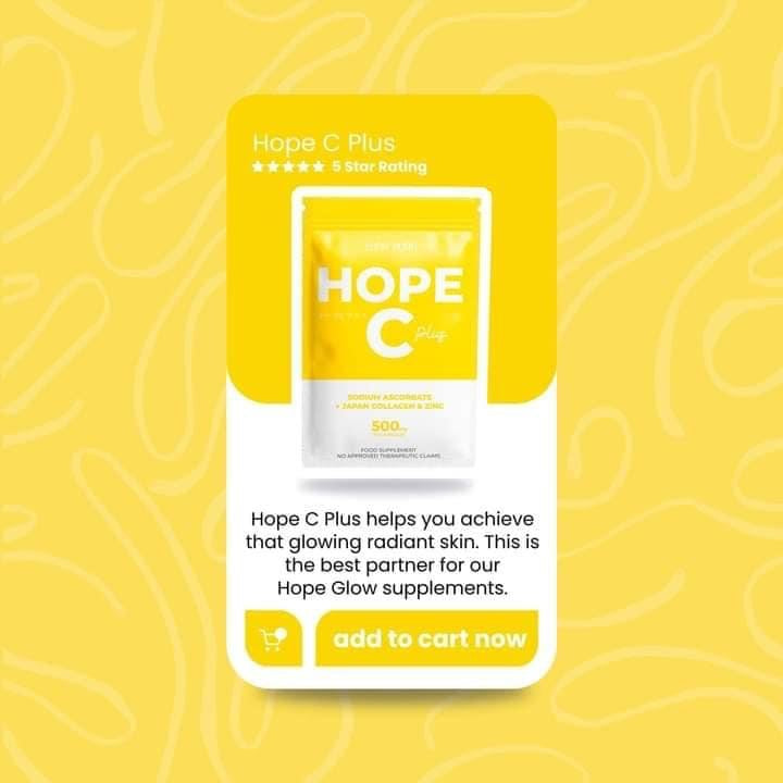 Hope C Plus Sodium Ascorbate + Japan Collagen & Zinc 30 caps