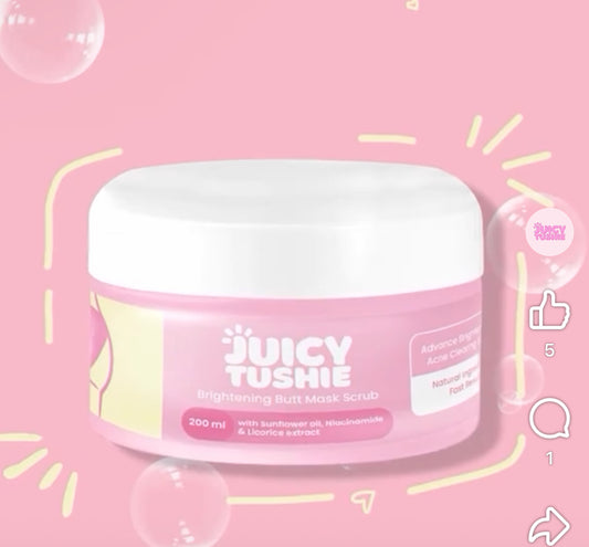 Juicy Tushie Butt Scrub and Mask 200 ml