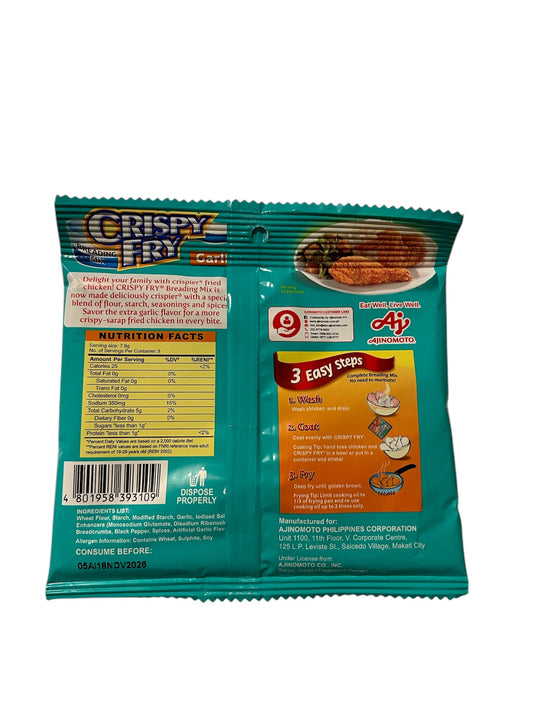 Crispy Fry Breading Mix 62g GARLIC