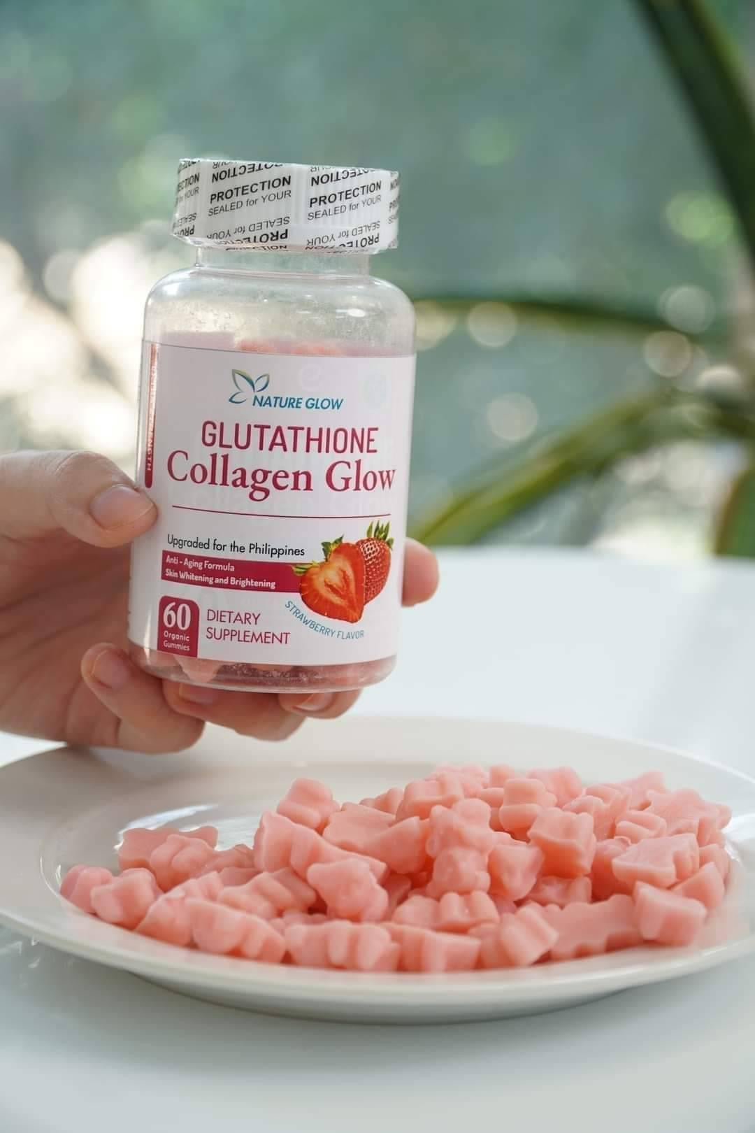 Nature Glow Glutathione Collagen Glow Strawberry Flavor 60s