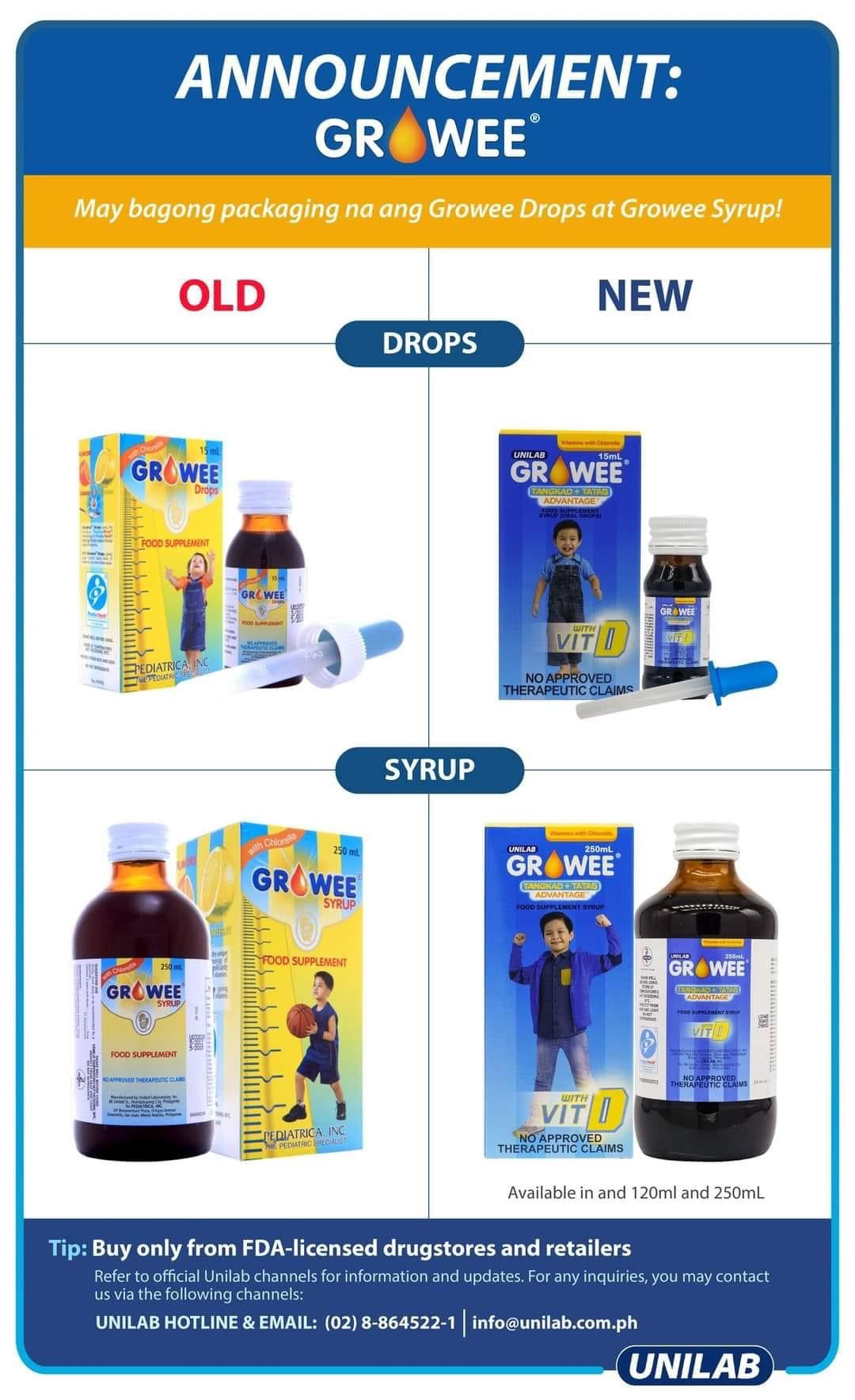 Growee Drops 15 ml ( 7 months to 2 years old)