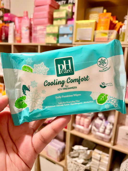 pH Care Cooling Comfort Wipes 10s