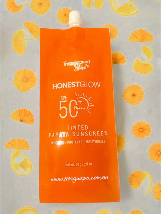 Honest Glow Tinted Papaya Sunscreen