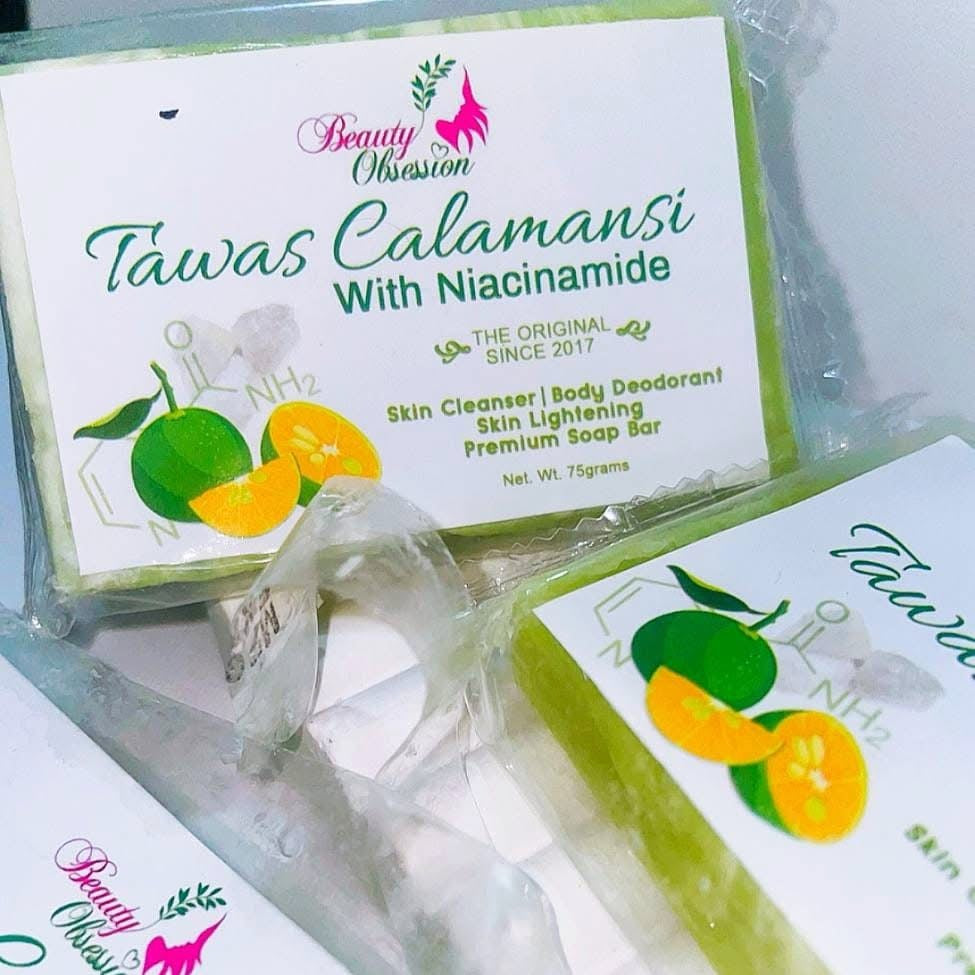 Tawas Calamansi with Niacinamide Premium Soap Bar by Beauty Obsession 75g