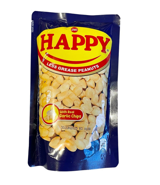 Happy Peanuts with Real Garlic Chips 100g