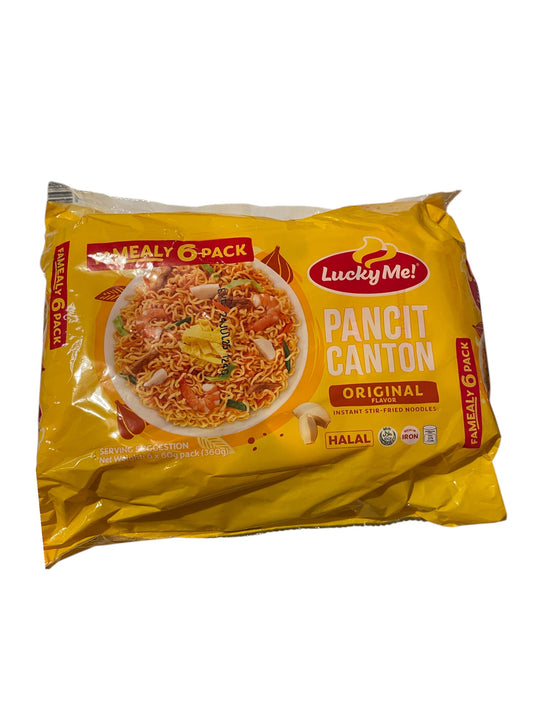 Lucky Me Pancit Canton ORIGINAL FLAVOR 6 x 69g pack