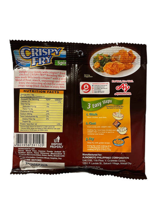 Crispy Fry Breading Mix 62g SPICY