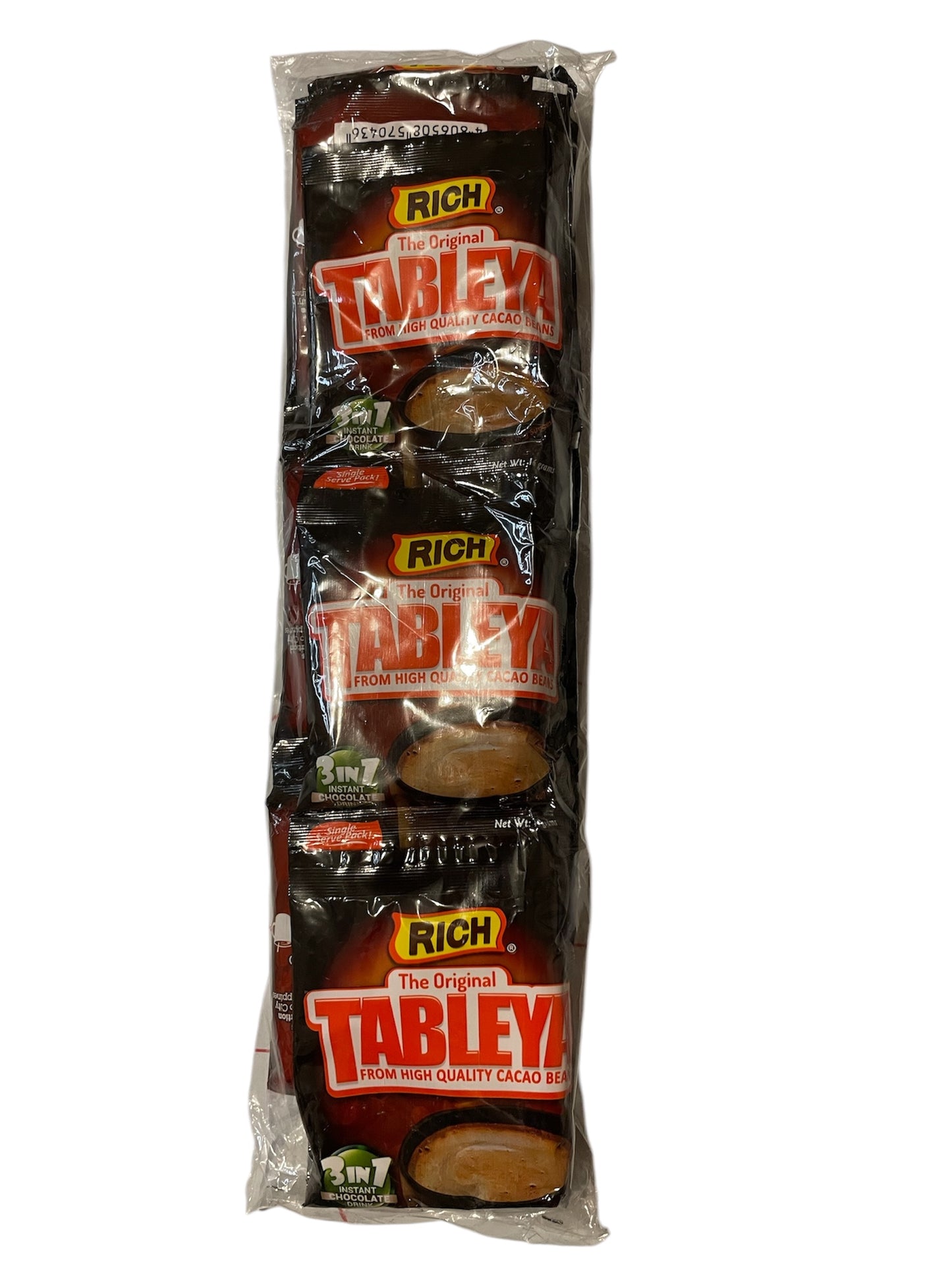 Rich The Original Tableya Instant Chocolate Drink 3 in 1 - 16g x 1 dozen sachet