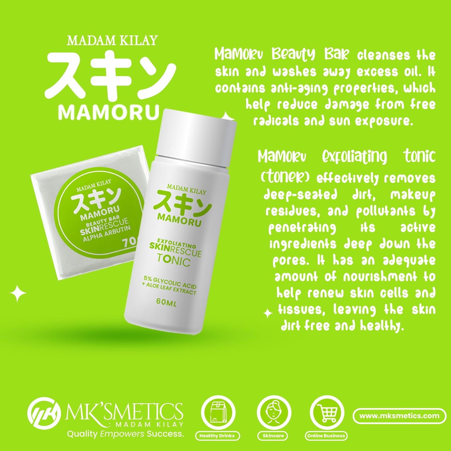 Madam Kilay Mamoru Skin Rescue 4N1 Maintenance Kit