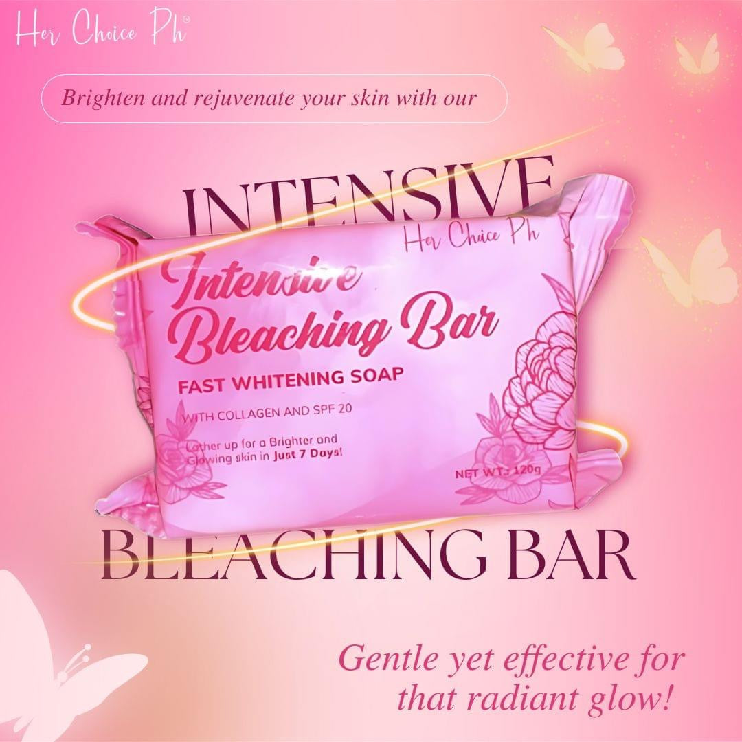 Her Choice Intensive Bleaching Bar Fast Whitening Soap 120g