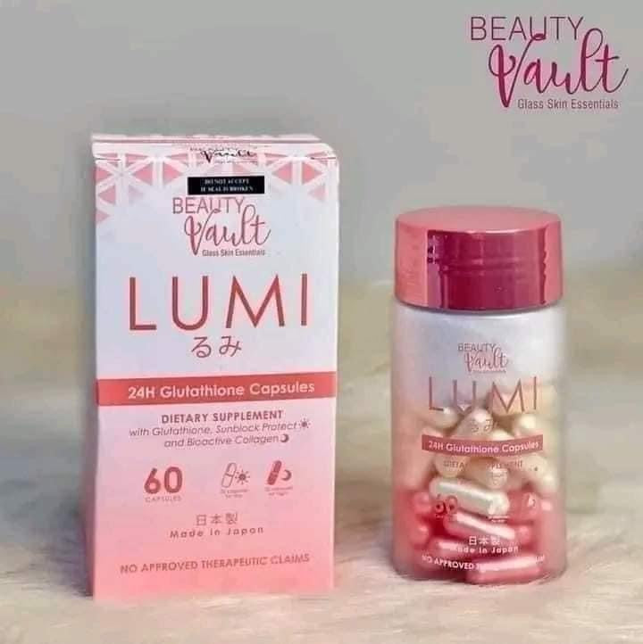 Lumi Glutathione Whitening (60 Capsules) by Beauty Vault – Tita