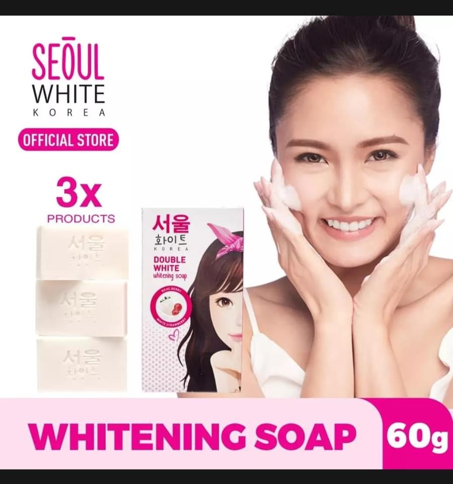 Seoul Korea Double White Whitening Soap 3X60g