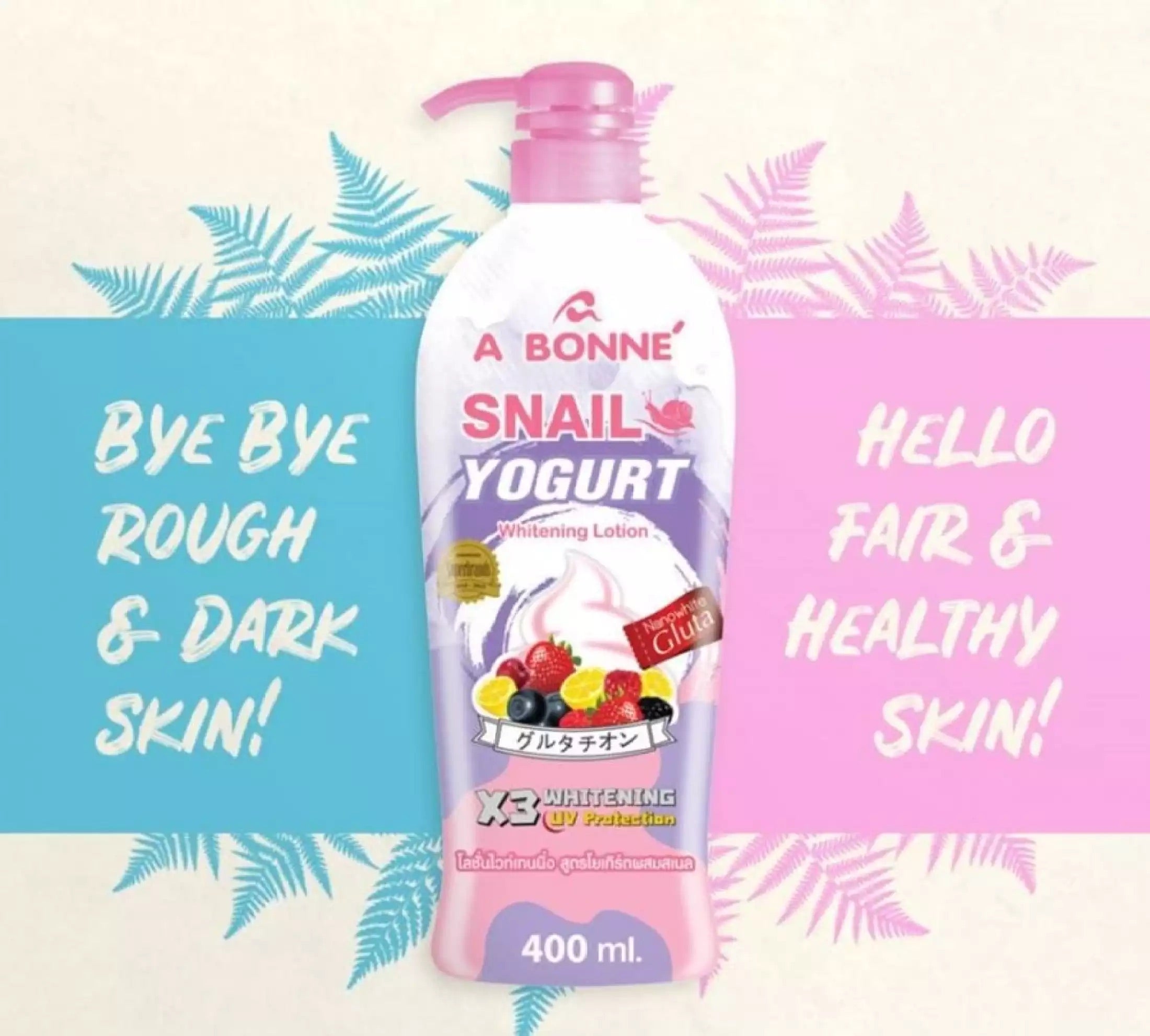 A Bonne' Snail Yogurt Whitening Lotion 400ml