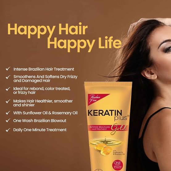 Keratin gold outlet treatment