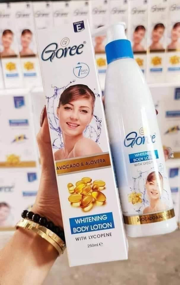 Goree Whitening Lotion 250ml  (With Lycopene, Avocado and Aloe Vera)