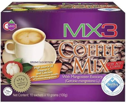 MX3 Coffee Mix Low Acid Coffee with Mangosteen Exocarp